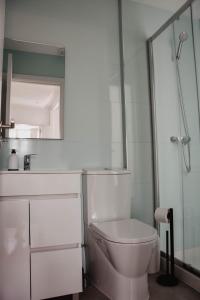 Koupelna v ubytování Apartamento acolhedor e elegante em prédio típico - Self check in