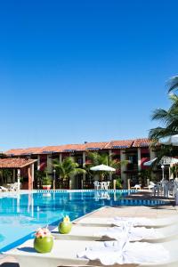 - Vistas a la piscina del complejo en Residencial Jerusalém I - Tonziro, en Porto Seguro