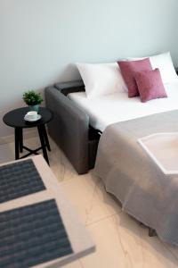 Posteľ alebo postele v izbe v ubytovaní Frunze Luxury Apartments