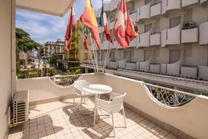 Balkón nebo terasa v ubytování Hotel Giovanella