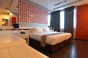 Katil atau katil-katil dalam bilik di Jindagu Hotel Ipoh