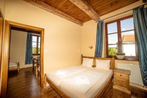 Letto o letti in una camera di Stary dum