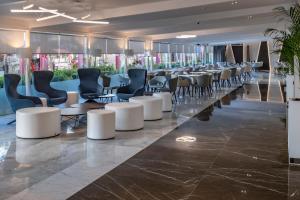 A seating area at Hotel Olympus Palace