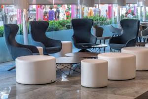 A seating area at Hotel Olympus Palace
