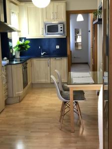 A kitchen or kitchenette at Apartamentos Logroño centro, TIC TAC, wifi
