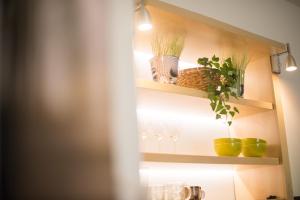 Kuchyňa alebo kuchynka v ubytovaní Apartmány Lea