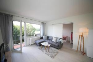 Posezení v ubytování Ferienwohnung Meeresstrand