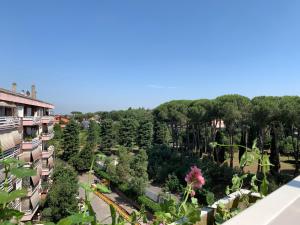 arial view of a park with trees and buildings at Appartamento di Paolo Unicusano in Rome