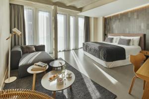Cama ou camas em um quarto em Ohla Eixample