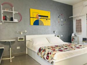 Ένα ή περισσότερα κρεβάτια σε δωμάτιο στο LaVallata87