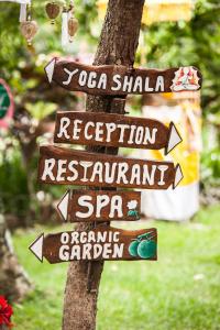 Ein Garten an der Unterkunft Swasti Eco Cottages