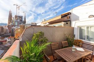 Balkón alebo terasa v ubytovaní Key Sagrada Familia / MARINA 223