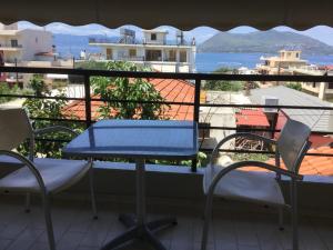 Balkón nebo terasa v ubytování Hotel Kallithea