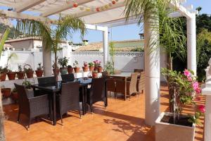 Balkon lub taras w obiekcie Hotel Casa Día y Noche