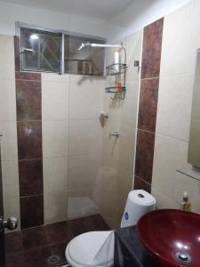 Kylpyhuone majoituspaikassa Casa Campestre Rivera