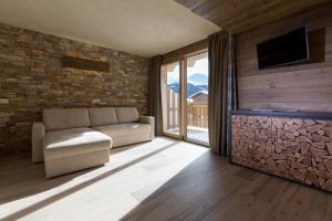 TV a/nebo společenská místnost v ubytování Chalet Cuna Bela