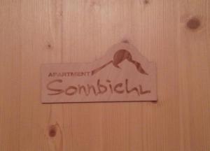 Certifikát, hodnocení, plakát nebo jiný dokument vystavený v ubytování Apartment Sonnbichl