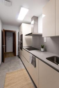 Kuchyň nebo kuchyňský kout v ubytování Apartamento La Nuit con Parking gratis en centro histórico