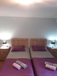 Postel nebo postele na pokoji v ubytování Tskaltubo Guest House On Mirian Mepe