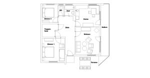 Planimetria di Ferienhaus Windegge