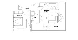 Planimetria di Ferienhaus Windegge