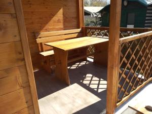 Balkón nebo terasa v ubytování Camping Luni