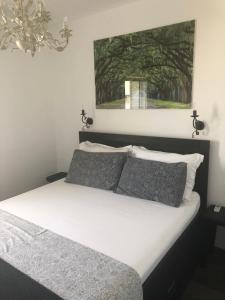 Postel nebo postele na pokoji v ubytování Casa di Lavanda