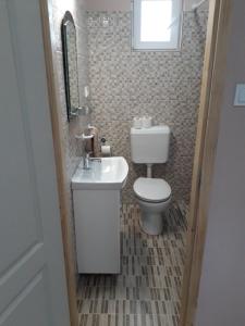 Kúpeľňa v ubytovaní Aquatherma Apartman
