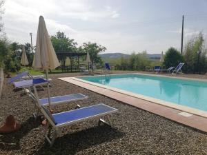 Bazén v ubytování Agriturismo La Ripolina nebo v jeho okolí