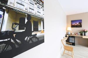 TV a/nebo společenská místnost v ubytování Hatyai Signature Hotel