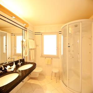 Koupelna v ubytování Hotel Funggashof