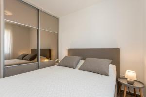 Posteľ alebo postele v izbe v ubytovaní Luxury view apartments