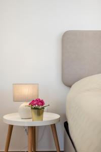 Posteľ alebo postele v izbe v ubytovaní Luxury view apartments