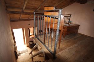 an overhead view of a room with a bunk bed at b&b casamia in Molina