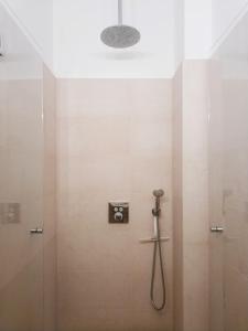 a shower in a bathroom with a shower at The Royal Suite II - R.Q.C. in The Hague +36 photos