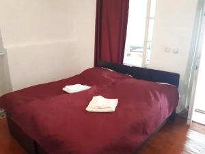 Letto o letti in una camera di Guesthaus King Seti