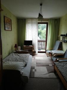 Una cama o camas en una habitación de Willa Katarzynka