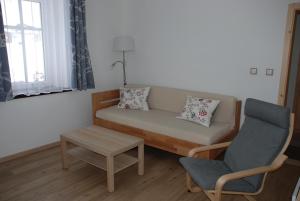 Posezení v ubytování Apartmán Raketa