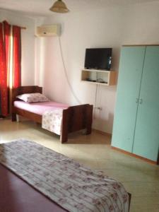 TV a/nebo společenská místnost v ubytování Hotel Moris