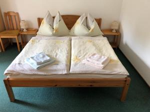 Postel nebo postele na pokoji v ubytování Apartment Trojska