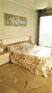 Postel nebo postele na pokoji v ubytování Casa Gran mirador, 200 m2 ,Vistas al mar y WiFi, PEÑISCOLA