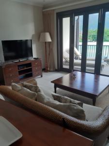 TV a/nebo společenská místnost v ubytování cocoon apartment