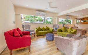 Istumisnurk majutusasutuses Siara Styles Amba Suites, Gandhinagar