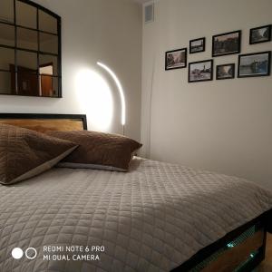 Llit o llits en una habitació de Apartament Briesen