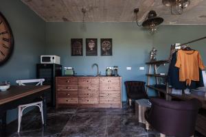 Kuchyň nebo kuchyňský kout v ubytování Talbot & Bons Studio Flat