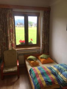Posteľ alebo postele v izbe v ubytovaní Villa jumper widok na całe Tatry łazienka nie jest w pokoju i jest wspólna z innymi ludźmi