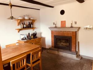Ett kök eller pentry på Casa Ruscada