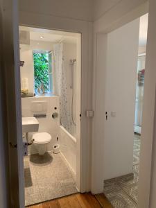 Koupelna v ubytování Ferienwohnung West