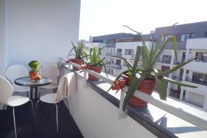 Balkón alebo terasa v ubytovaní Apartament Reda