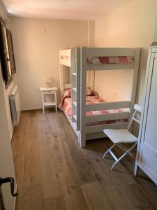 Cama o camas de una habitación en La Casa de los Molineros
